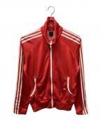 adidasアディダス）の古着「トラックジャケット」｜レッド