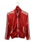 adidas（アディダス）の古着「トラックジャケット」｜レッド
