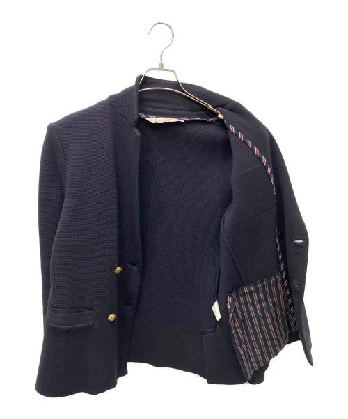 THE RUGGED CLOTHING（ザ ラギッドクロージング）the rugged clothing (ザ ラギッドクロージング) ニットブレザー ネイビー サイズ:Mの古着・服飾アイテム