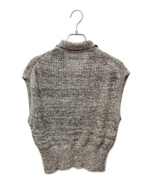 URBAN RESEARCH（アーバンリサーチ）URBAN RESEARCH (アーバンリサーチ) シャツカラーメッシュニット グレー サイズ:FREEの古着・服飾アイテム