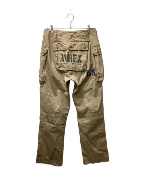 AVIREX（アヴィレックス）AVIREX (アヴィレックス) ミリタリーカーゴパンツ ベージュ サイズ:Sの古着・服飾アイテム
