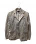 DIESEL（ディーゼル）の古着「ウォッシュドデザインデニムジャケット」｜グレー