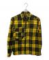 COMME des GARCONS HOMME（コムデギャルソン オム）の古着「チェックシャツ」｜イエロー