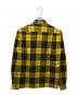 COMME des GARCONS HOMME (コムデギャルソン オム) チェックシャツ イエロー サイズ:S：12000円