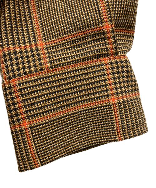 TOMORROW LAND（トゥモローランド）TOMORROW LAND (トゥモローランド) HYBRID TWEED BIG SHIRT JACKET/ハイブリッドツイードビッグシルエットシャツジャケット ブラウン サイズ:Mの古着・服飾アイテム