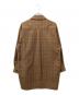 TOMORROW LAND (トゥモローランド) HYBRID TWEED BIG SHIRT JACKET/ハイブリッドツイードビッグシルエットシャツジャケット ブラウン サイズ:M：5000円