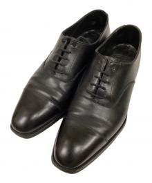 Crockett & Jones（クロケット＆ジョーンズ）の古着「AUDLEY レザーシューズ」｜ブラック