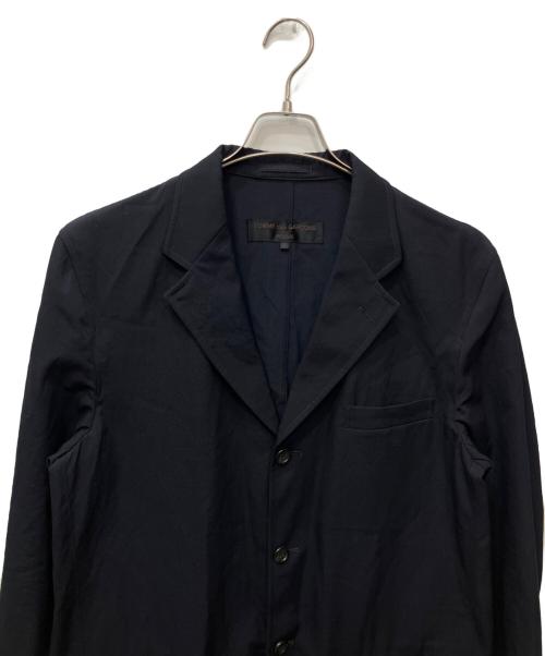 COMME des GARCONS HOMME（コムデギャルソン オム）COMME des GARCONS HOMME (コムデギャルソン オム) ウールギャバテーラードジャケット ネイビー サイズ:Lの古着・服飾アイテム