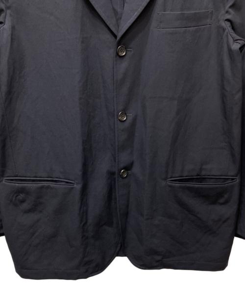 COMME des GARCONS HOMME（コムデギャルソン オム）COMME des GARCONS HOMME (コムデギャルソン オム) ウールギャバテーラードジャケット ネイビー サイズ:Lの古着・服飾アイテム