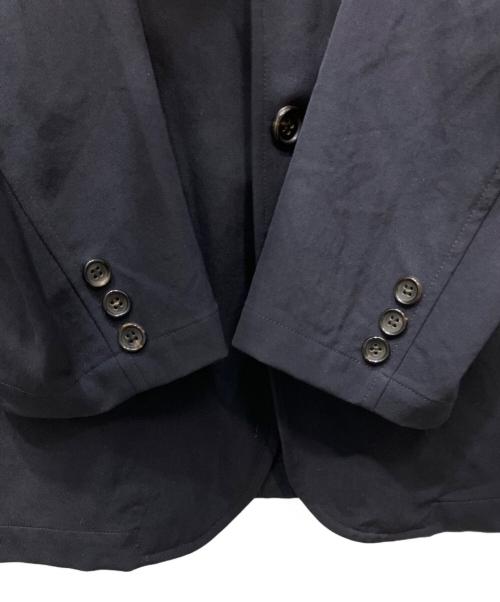 COMME des GARCONS HOMME（コムデギャルソン オム）COMME des GARCONS HOMME (コムデギャルソン オム) ウールギャバテーラードジャケット ネイビー サイズ:Lの古着・服飾アイテム
