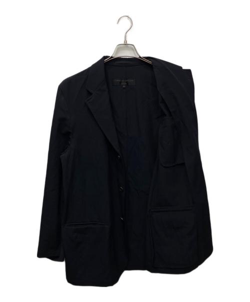 COMME des GARCONS HOMME（コムデギャルソン オム）COMME des GARCONS HOMME (コムデギャルソン オム) ウールギャバテーラードジャケット ネイビー サイズ:Lの古着・服飾アイテム