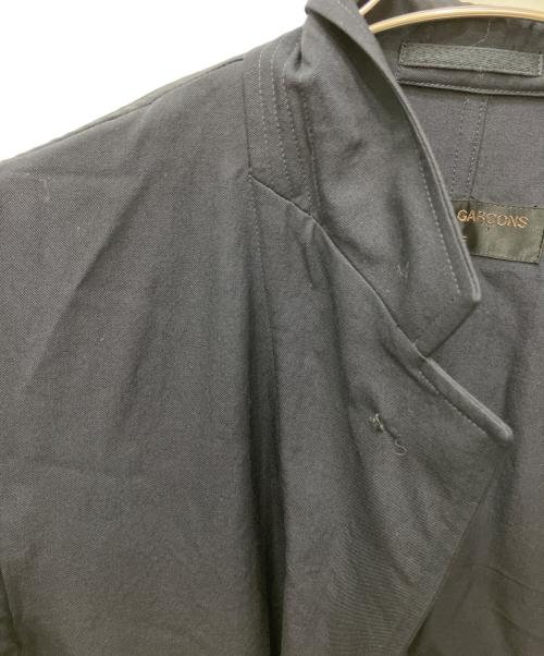 COMME des GARCONS HOMME（コムデギャルソン オム）COMME des GARCONS HOMME (コムデギャルソン オム) ウールギャバテーラードジャケット ネイビー サイズ:Lの古着・服飾アイテム