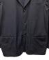 中古・古着 COMME des GARCONS HOMME (コムデギャルソン オム) ウールギャバテーラードジャケット ネイビー サイズ:L：23000円