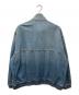 Adam et Rope (アダム エ ロペ) 25SS ブリーチ デニム ハイネック ダブルジップ ボマー ジャケット インディゴ サイズ:L：7000円