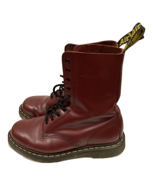 Dr.Martens（ドクターマーチン）Dr.Martens (ドクターマーチン) 1490 10 ホール ブーツ STANDARD FIT ボルドー サイズ:39の古着・服飾アイテム