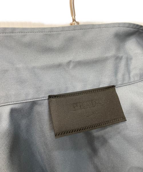 PRADA（プラダ）PRADA (プラダ) Technical Cotton Short-Sleeve Shirt/テクニカルコットンショートスリーブシャツ スカイブルー サイズ:Sの古着・服飾アイテム