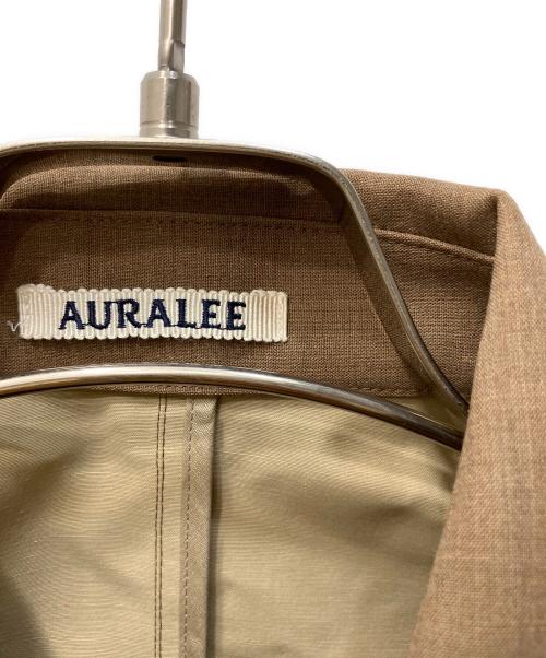 AURALEE（オーラリー）AURALEE (オーラリー) BONDED TROPICAL WOOL ZIP BLOUSON ベージュ サイズ:3の古着・服飾アイテム