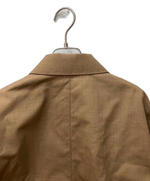 AURALEE（オーラリー）AURALEE (オーラリー) BONDED TROPICAL WOOL ZIP BLOUSON ベージュ サイズ:3の古着・服飾アイテム