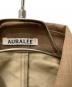 中古・古着 AURALEE (オーラリー) BONDED TROPICAL WOOL ZIP BLOUSON ベージュ サイズ:3：70000円