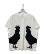 LOEWEロエベ）の古着「OVERSIZED ROOSTER T-SHIRT/オーバーサイズドルースターティーシャツ」｜ホワイト