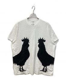 LOEWE（ロエベ）の古着「OVERSIZED ROOSTER T-SHIRT/オーバーサイズドルースターティーシャツ」｜ホワイト
