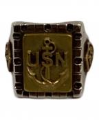 U'S NAVYユーエスネイビー）の古着「USNカレッジリング」｜シルバー