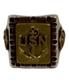 U'S NAVY（ユーエスネイビー）の古着「USNカレッジリング」｜シルバー