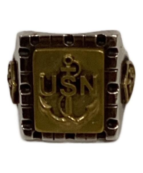U'S NAVY（ユーエスネイビー）U'S NAVY (ユーエスネイビー) USNカレッジリング シルバー サイズ:17号の古着・服飾アイテム