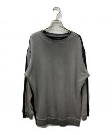 DIESEL（ディーゼル）の古着「切替スウェット」｜ブラック×グレー