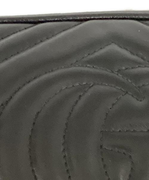 GUCCI（グッチ）GUCCI (グッチ) GGマーモント スモール カメラバッグ ブラックの古着・服飾アイテム