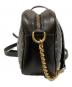 GUCCI (グッチ) GGマーモント スモール カメラバッグ ブラック：130000円