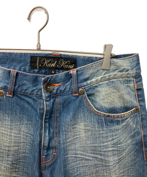 KARL KANI（カールカナイ）KARL KANI (カールカナイ) デニムハーフパンツ インディゴ サイズ:34の古着・服飾アイテム