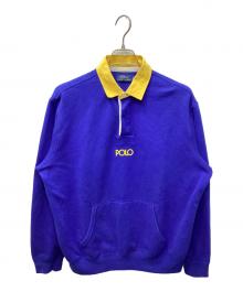 POLO RALPH LAUREN（ポロ・ラルフローレン）の古着「ポケットラガースウェット」｜ブルー