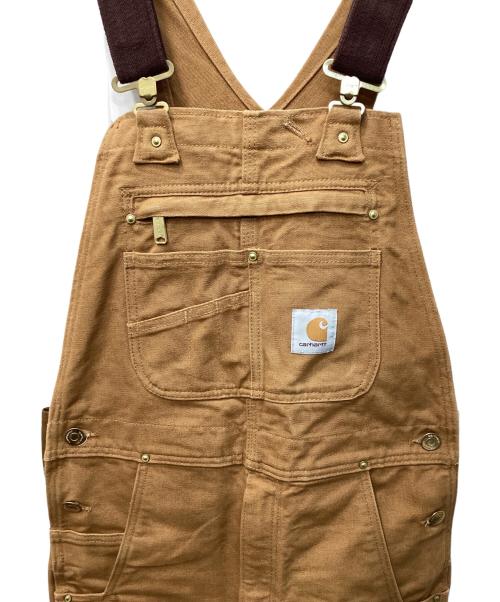 CarHartt（カーハート）CarHartt (カーハート) ダブルニーオーバーオール ブラウン サイズ:W30の古着・服飾アイテム