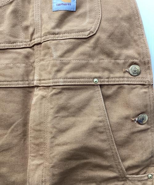 CarHartt（カーハート）CarHartt (カーハート) ダブルニーオーバーオール ブラウン サイズ:W30の古着・服飾アイテム