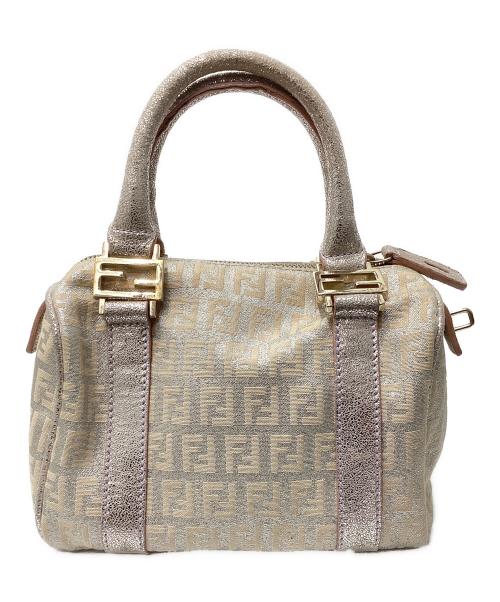 FENDI（フェンディ）FENDI (フェンディ) ミニボストンバッグ シルバーの古着・服飾アイテム
