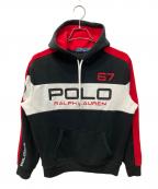 POLO RALPH LAURENポロ・ラルフローレン）の古着「ナンバリングパーカー」｜ブラック
