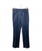 Dickiesディッキーズ）の古着「70-80sフレアワークパンツ」｜ネイビー
