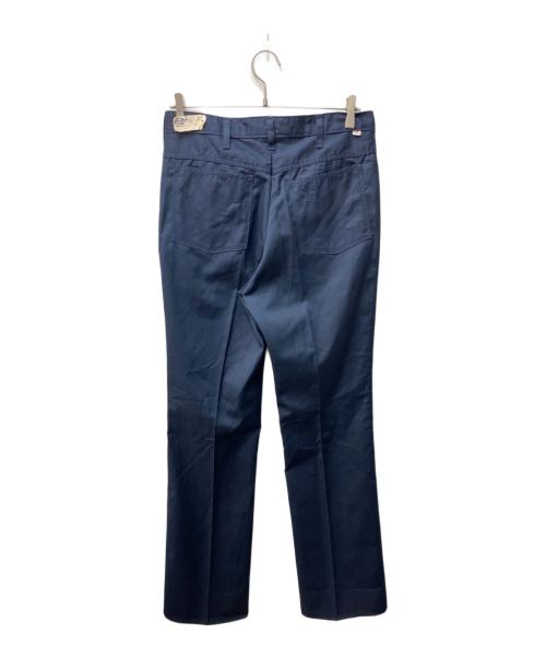 Dickies（ディッキーズ）Dickies (ディッキーズ) 70-80sフレアワークパンツ ネイビー サイズ:W32 未使用品の古着・服飾アイテム