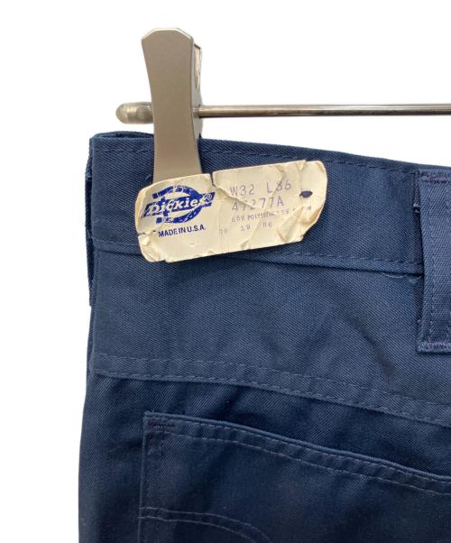 Dickies（ディッキーズ）Dickies (ディッキーズ) 70-80sフレアワークパンツ ネイビー サイズ:W32 未使用品の古着・服飾アイテム