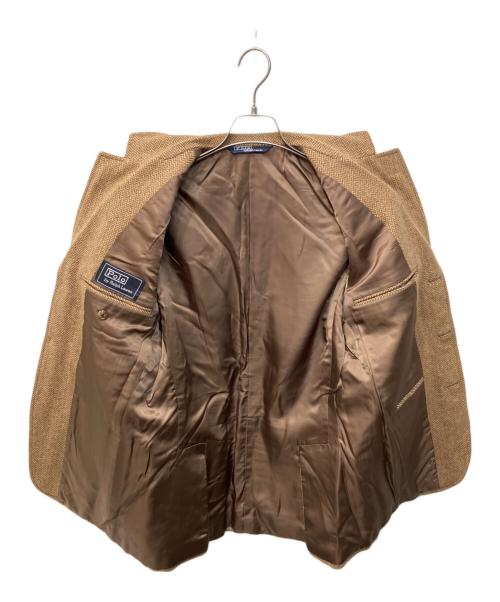 POLO RALPH LAUREN（ポロ・ラルフローレン）POLO RALPH LAUREN (ポロ・ラルフローレン) 3Bツイードジャケット ブラウン サイズ:A5の古着・服飾アイテム