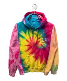 Rebuild by Needles（リビルドバイニードルス）の古着「3 Cut Tie Dye Hoodie/スリーカットタイダイフーディー」｜マルチカラー