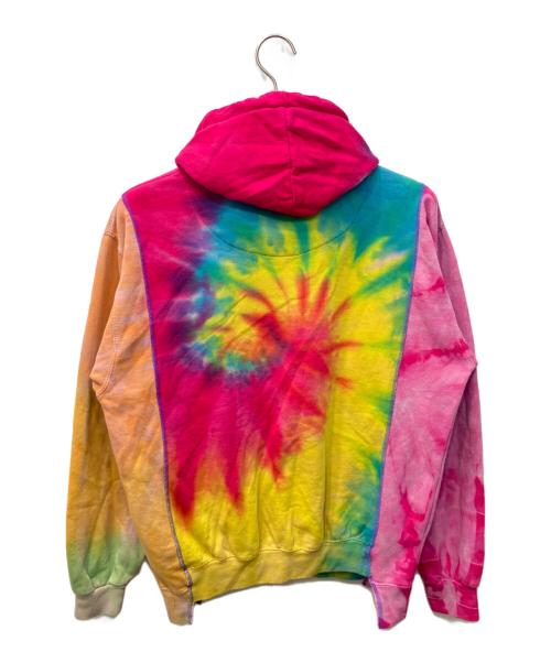 Rebuild by Needles（リビルドバイニードルス）Rebuild by Needles (リビルドバイニードルス) 3 Cut Tie Dye Hoodie/スリーカットタイダイフーディー マルチカラー サイズ:Mの古着・服飾アイテム