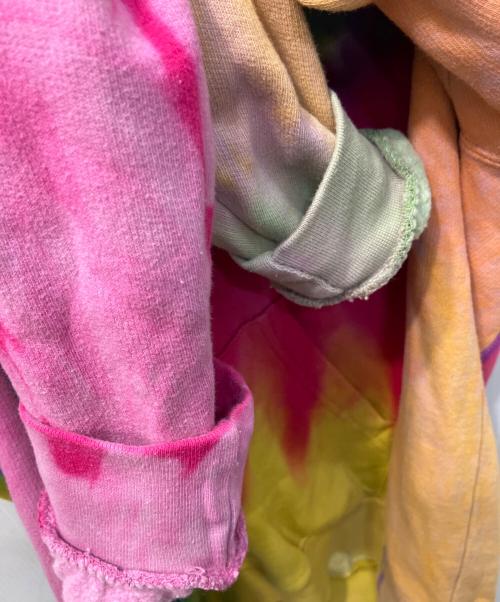 Rebuild by Needles（リビルドバイニードルス）Rebuild by Needles (リビルドバイニードルス) 3 Cut Tie Dye Hoodie/スリーカットタイダイフーディー マルチカラー サイズ:Mの古着・服飾アイテム