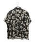 Engineered Garments（エンジニアド ガーメンツ）の古着「Camp Shirt Tencel Floral Print / フローラルプリントシャツ　(キャンプシャツテンセルフローラルプリント)」｜ホワイト×ブラック