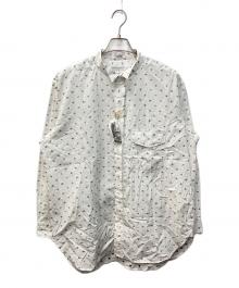 Engineered Garments（エンジニアド ガーメンツ）の古着「アルファベット刺繍ウイングカラーシャツ」｜ホワイト
