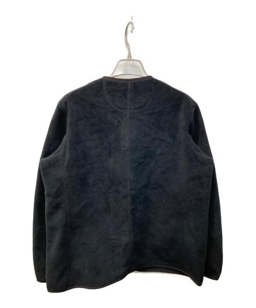 DANTON（ダントン）DANTON (ダントン) フリースカラーレスジャケット ブラック サイズ:34の古着・服飾アイテム
