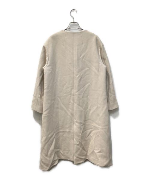SHIPS（シップス）SHIPS (シップス) BELLANDI ノーカラーコート ベージュ サイズ:36の古着・服飾アイテム