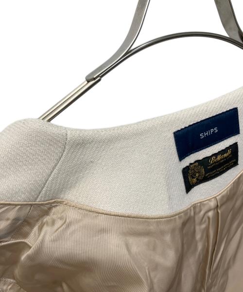 SHIPS（シップス）SHIPS (シップス) BELLANDI ノーカラーコート ベージュ サイズ:36の古着・服飾アイテム