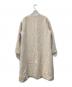 SHIPS (シップス) BELLANDI ノーカラーコート ベージュ サイズ:36：5000円